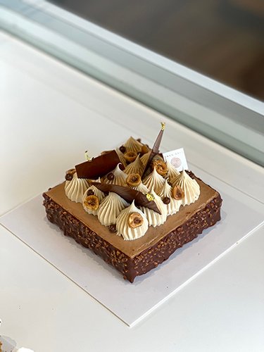 entremet chocolat tonka patisserie